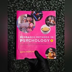 Research Methods in Psychology Evaluating A World Of Information 2nd Edition